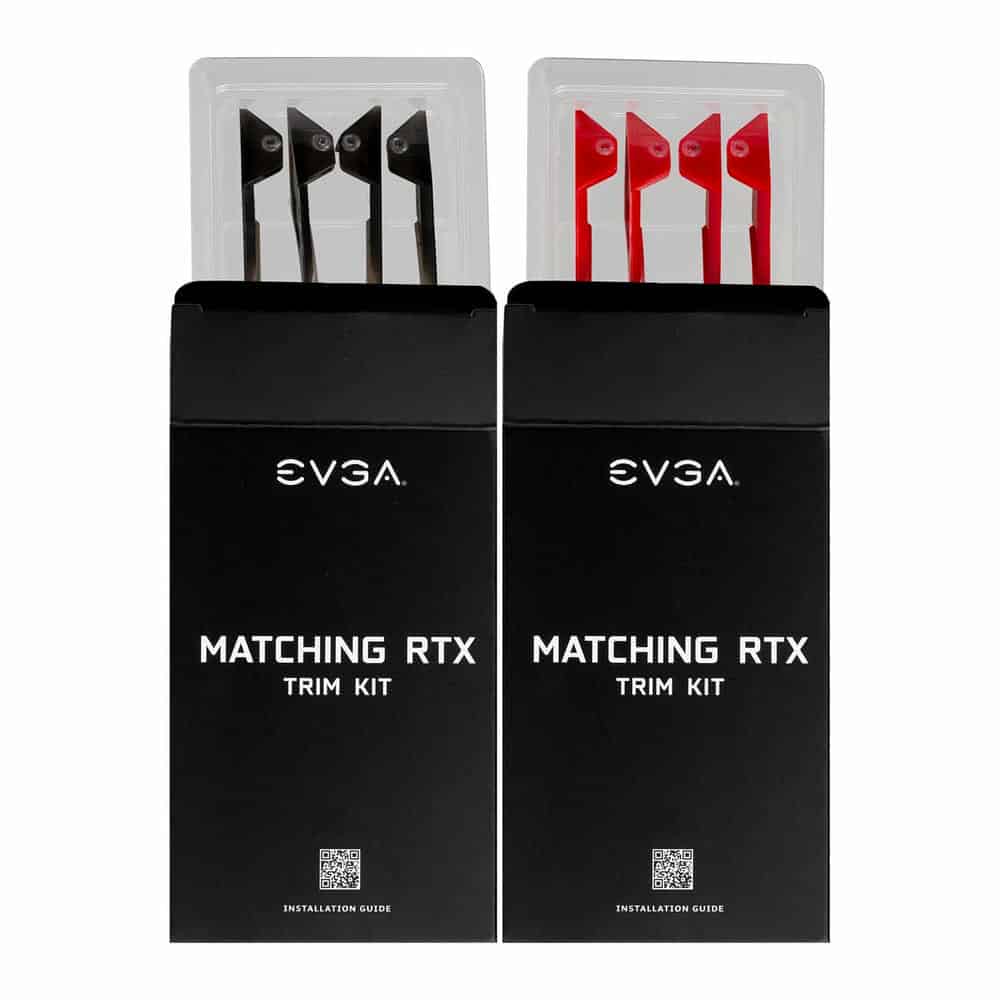 (image for) EVGA GeForce RTX 2070/2080 Ti Official Red/Black Dual Fan Trim Kit Accessory